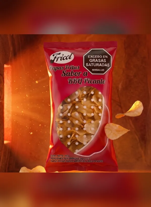 Papas BBQ picante, Bolsa de 100 g