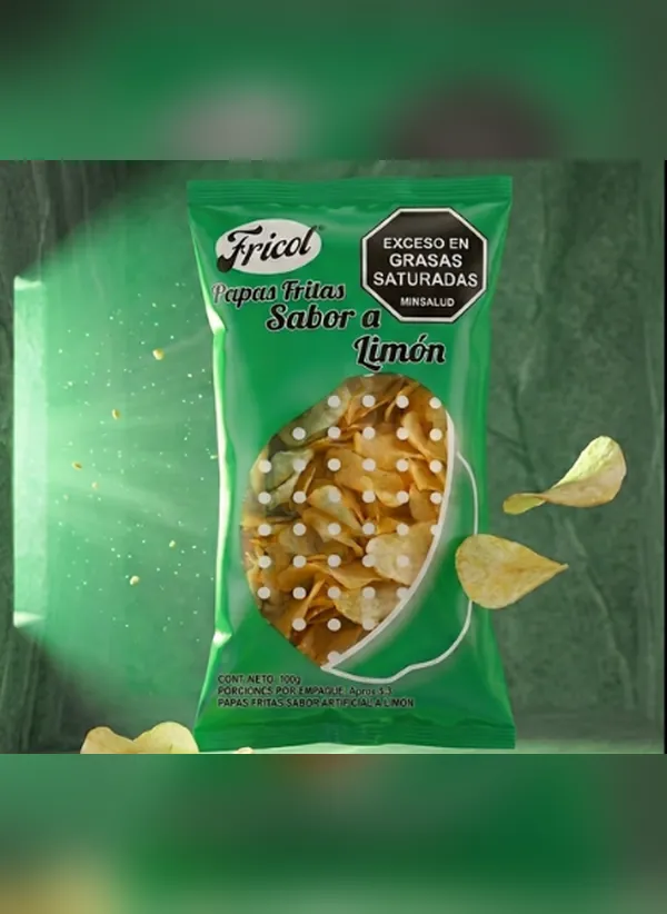 Papas limón, Bolsa de 100 g