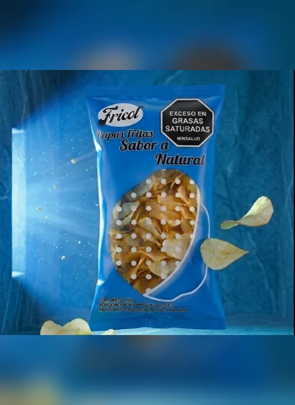 Papas natural, Bolsa de 100 g