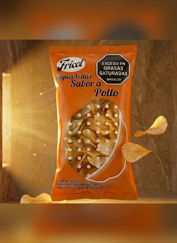 Papas pollo, Bolsa de 100 g