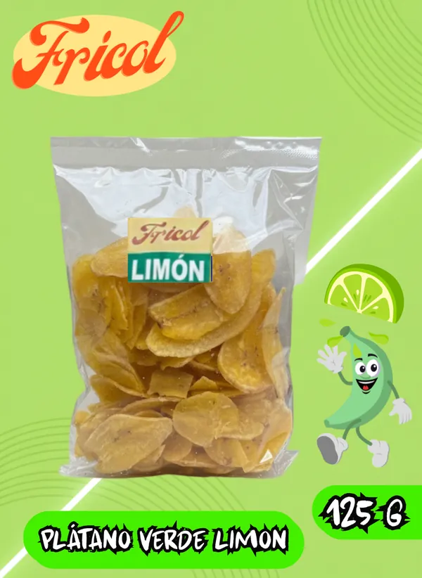 Plátano verde limón, Bolsa de 125 g