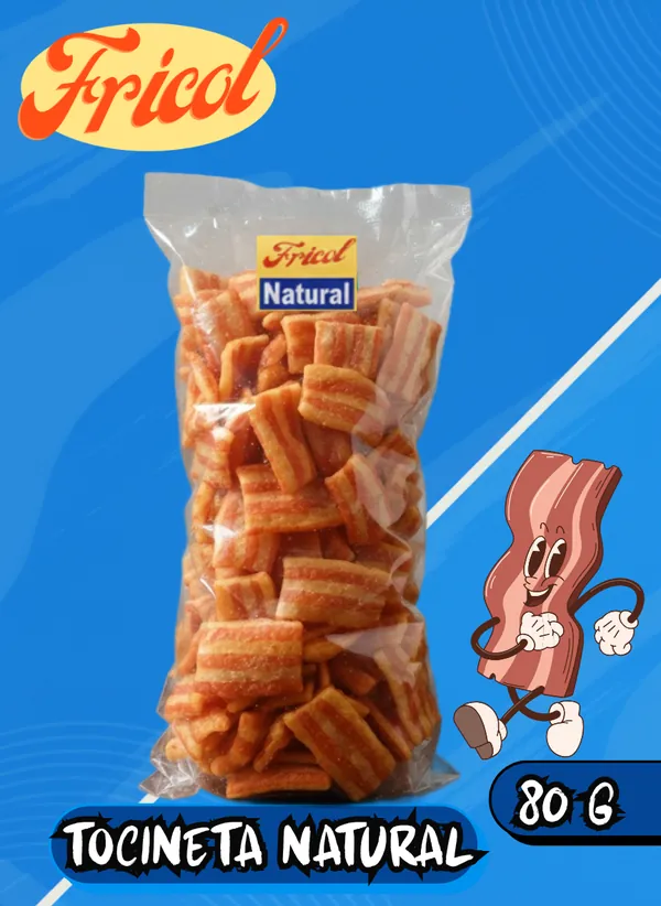 Tocineta natural, Bolsa de 80 g